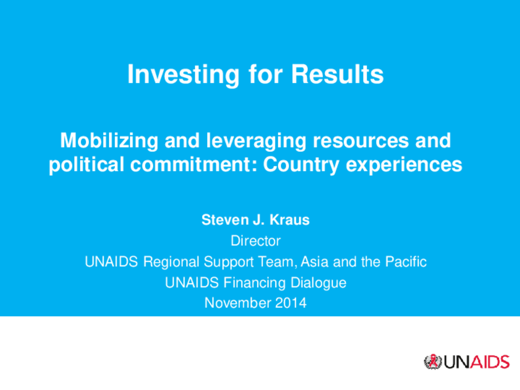 Financing Dialogue_20141112_Asia and the Pacific Financing Dialogue_20141112_Asia and the Pacific