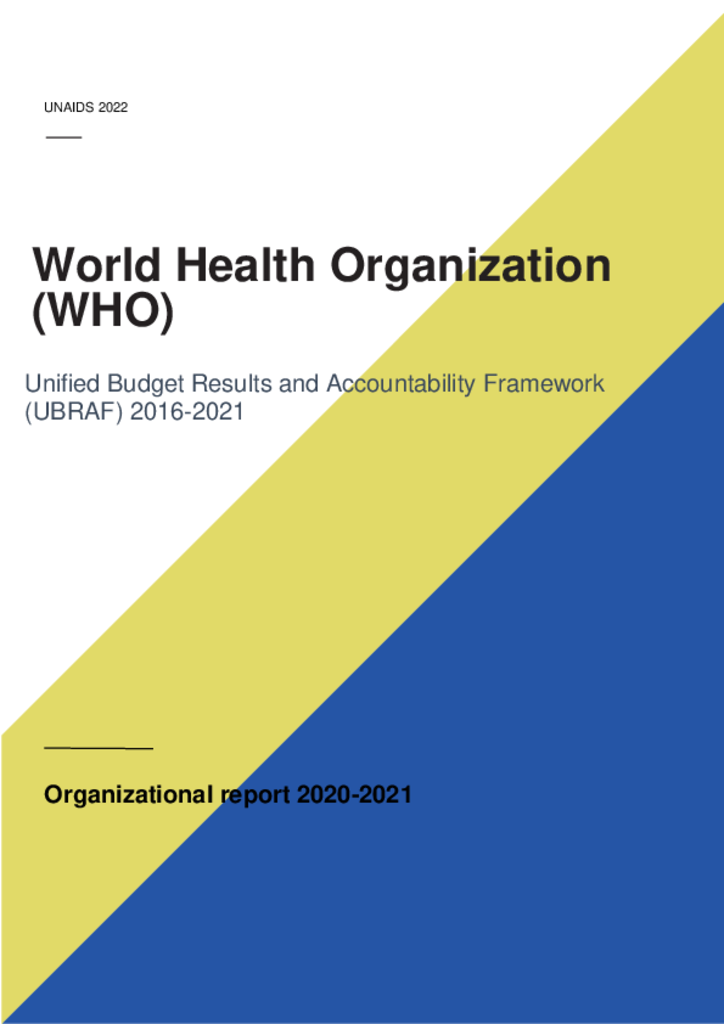 WHO_Organizational report_2021_0