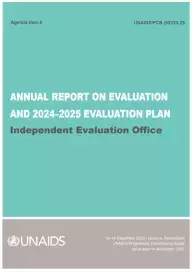 Evaluation plan 2024-2025
