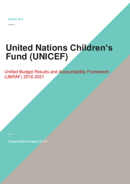 UNICEF_Organizational report_2018