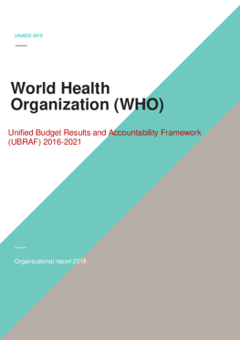 WHO_Organizational report_2018